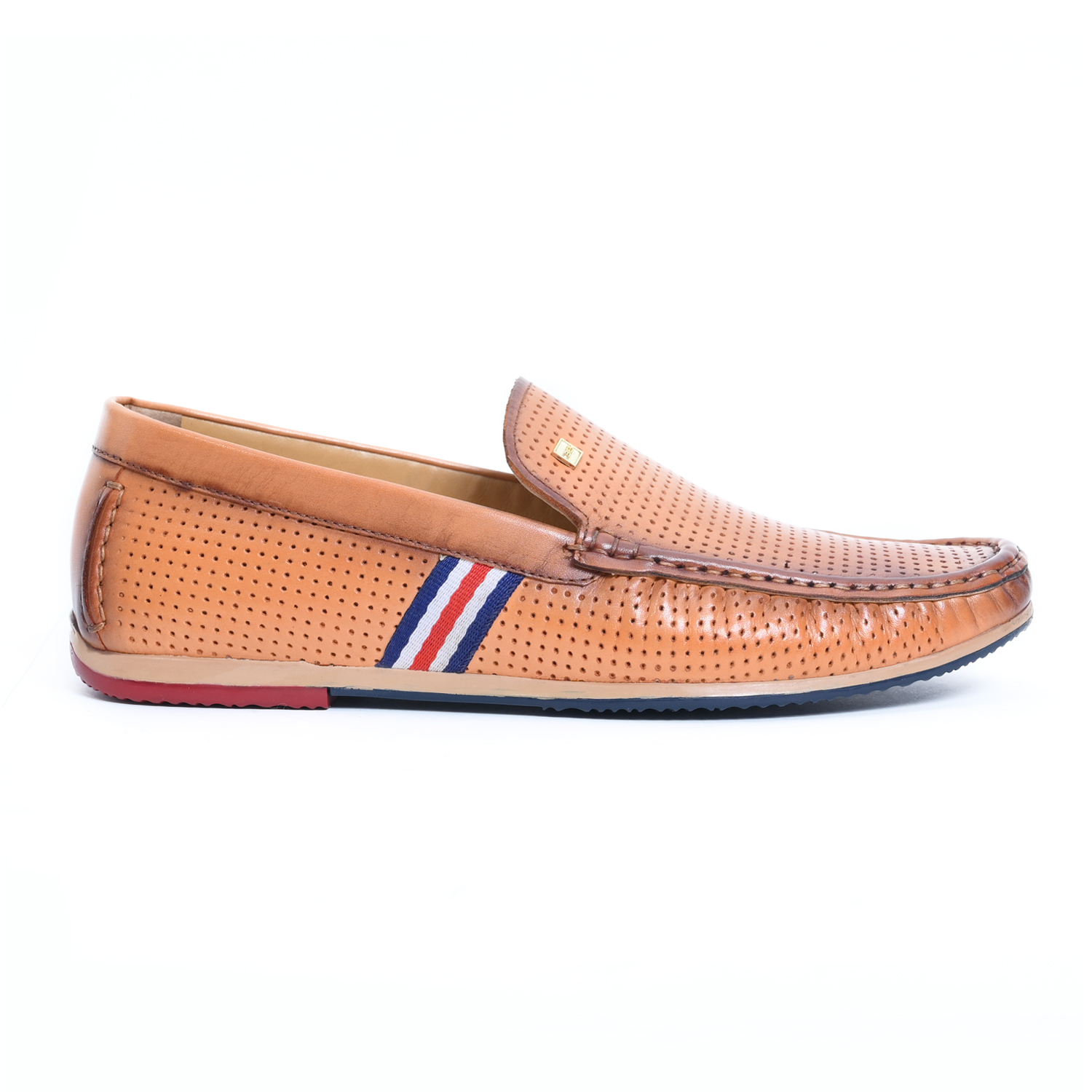 Tan leather on sale slip on